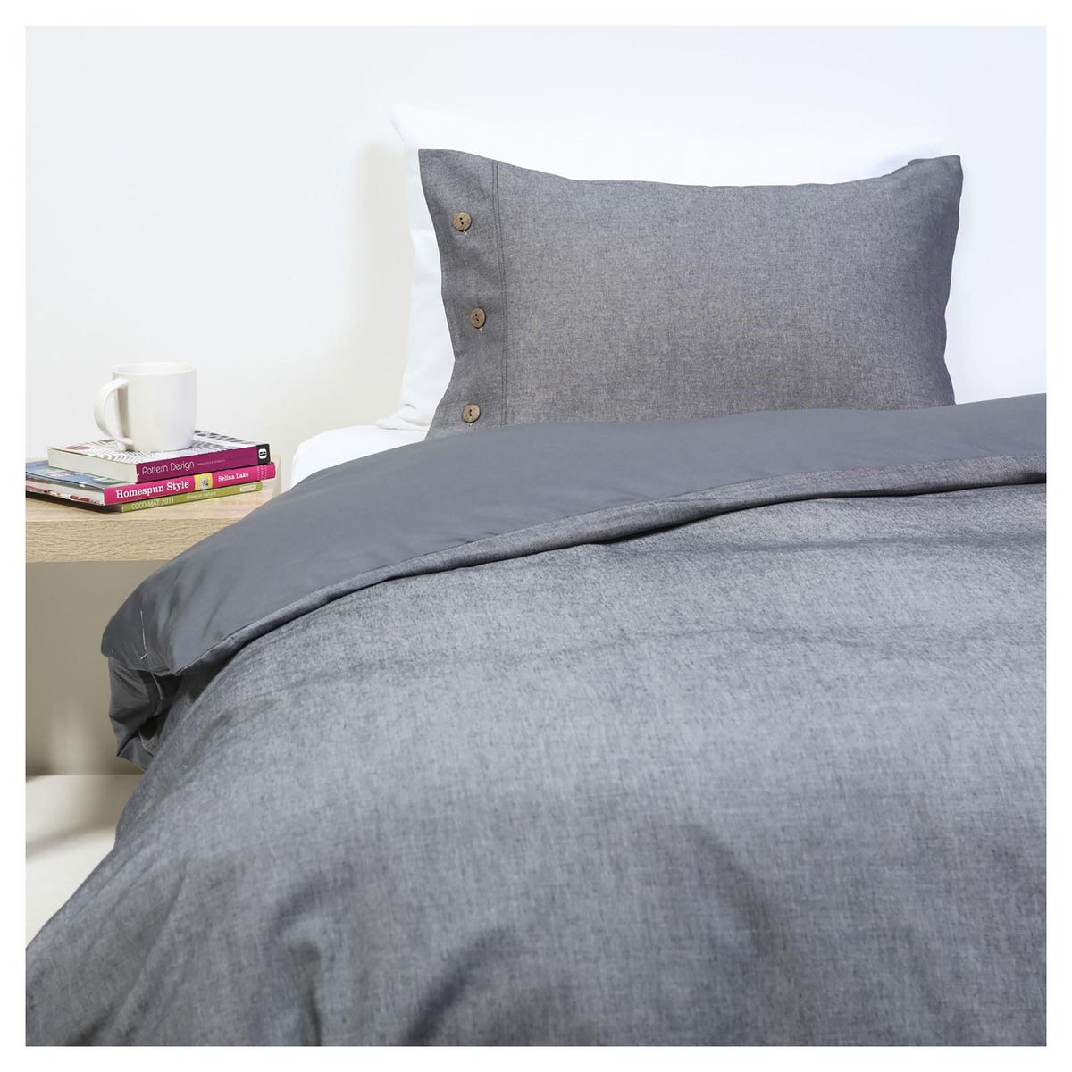 CANNON - Funda de Plumón 1.5 plazas Oxford Blue