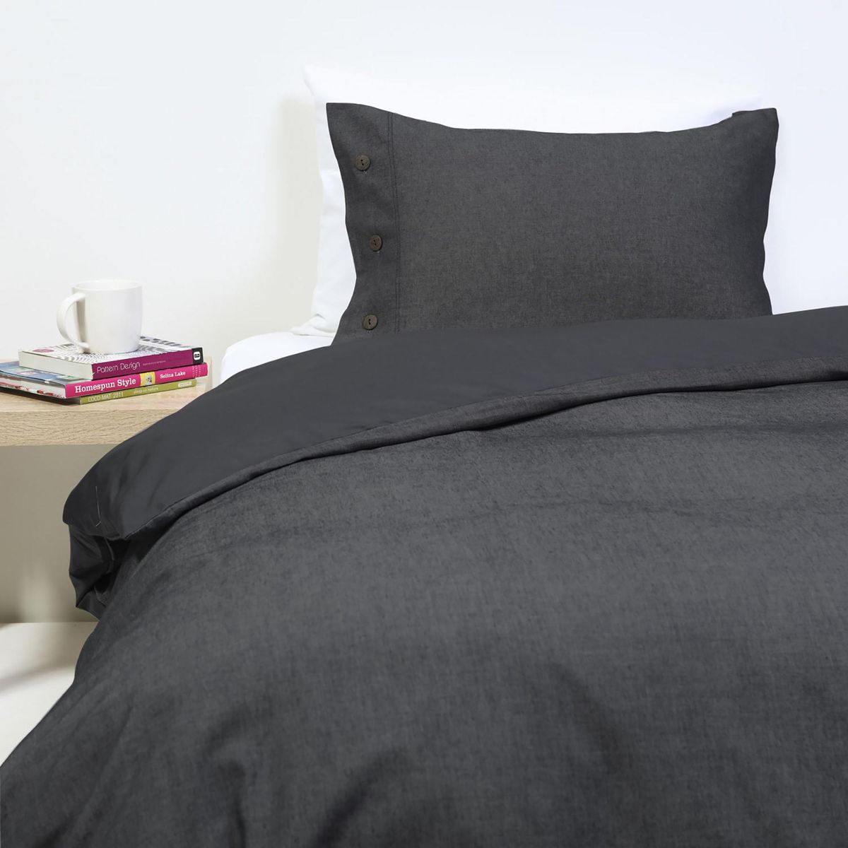 CANNON - Funda de Plumón 1.5 plazas Oxford Gray