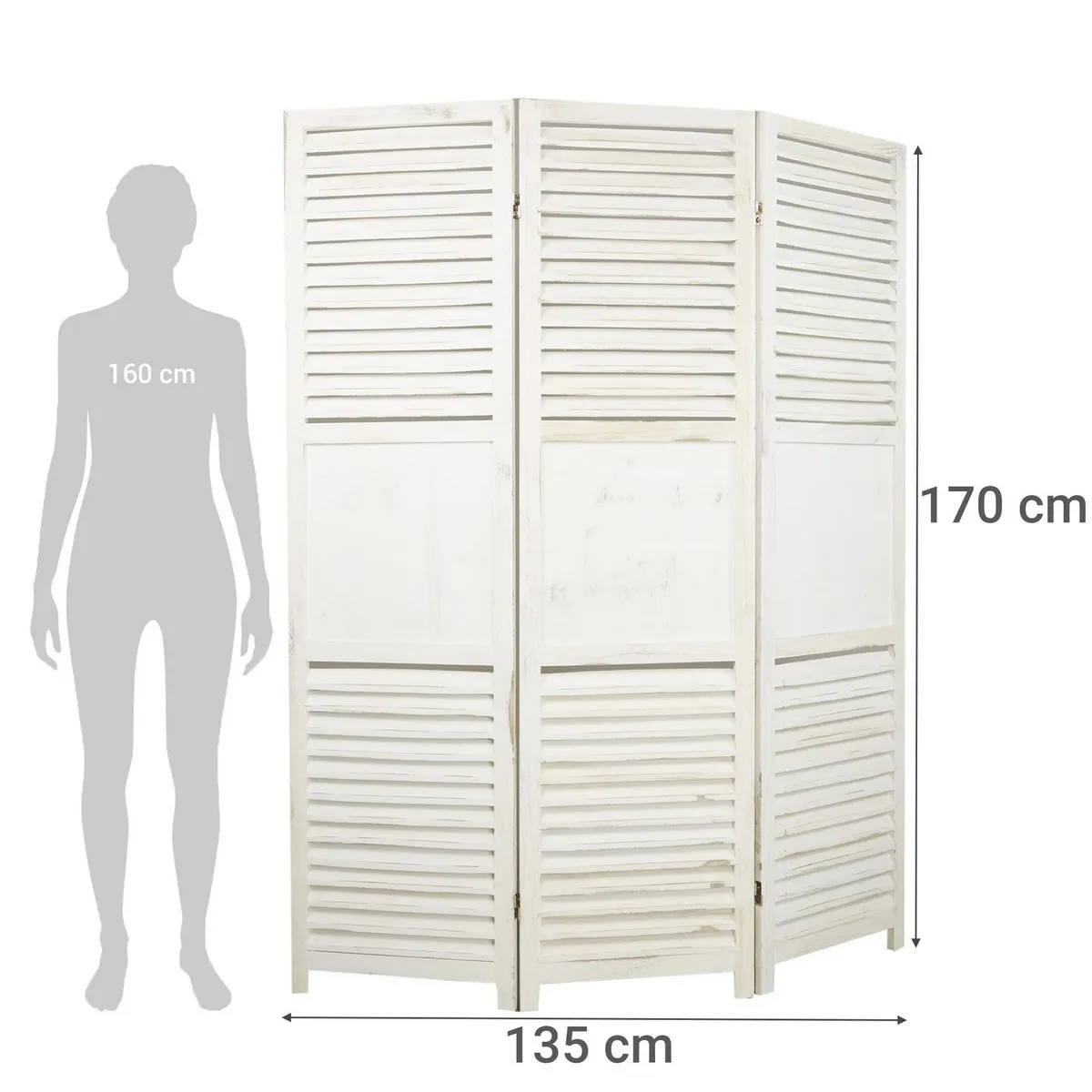 JUST HOME COLLECTION - Separador de Ambiente Madera 45x170 cm