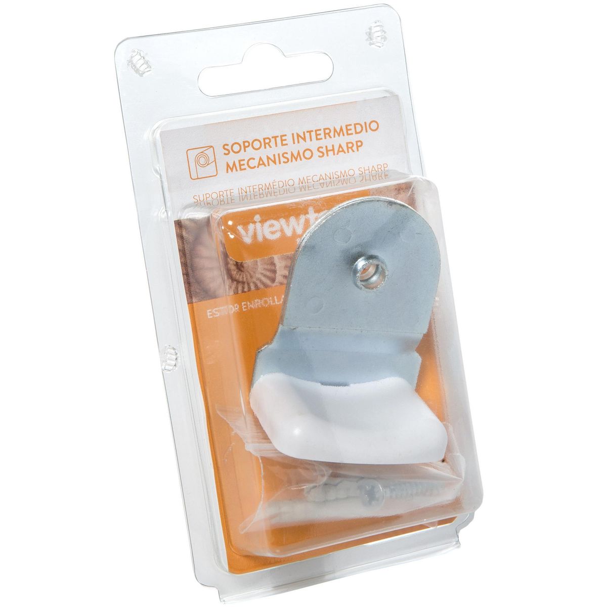 VIEWTEX - Soporte para cortina roller 4,5 mm blanco