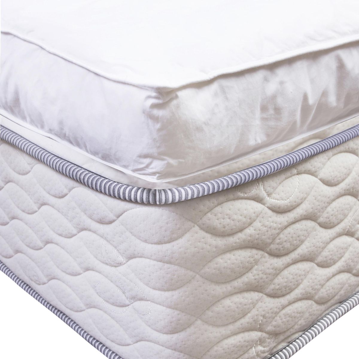 CANNON - Cubrecolchón Hipoalergénico Super king Blanco