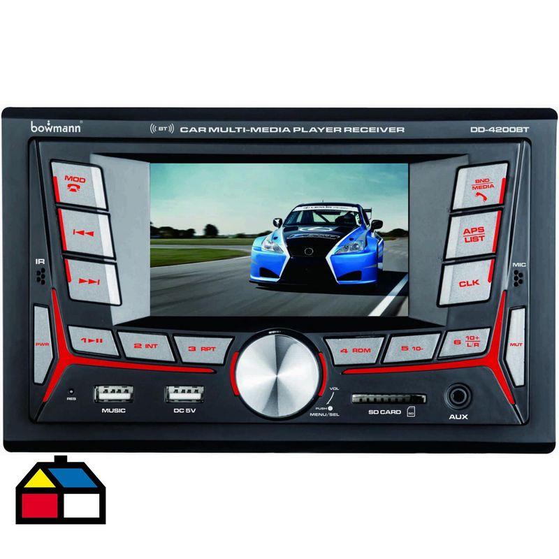 BOWMANN - Radio de auto con bluethooth