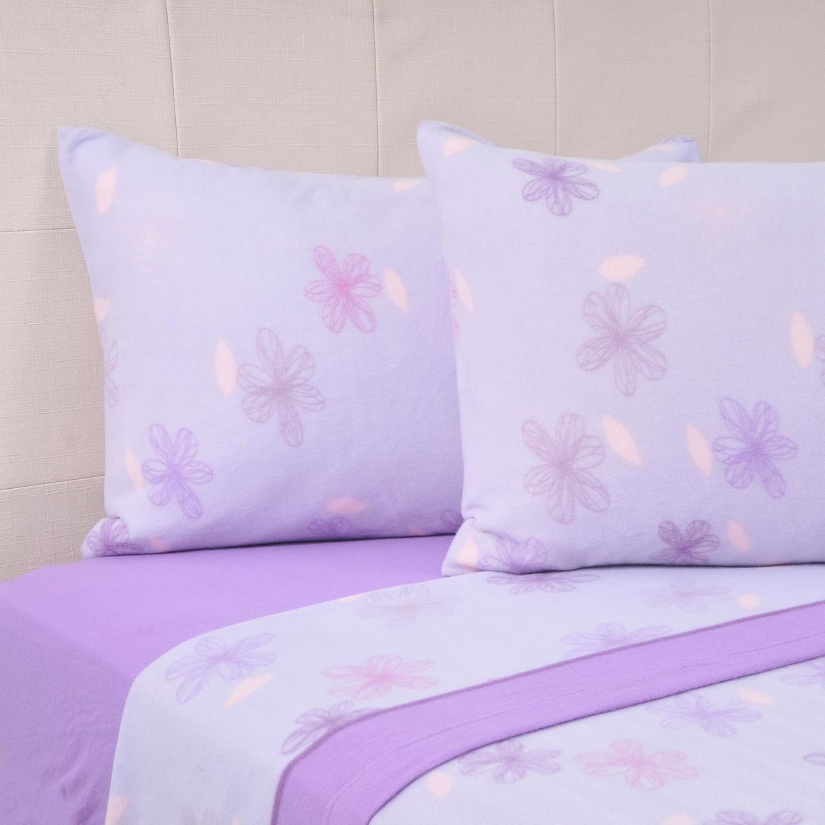 MASHINI - Sábana polar lila queen