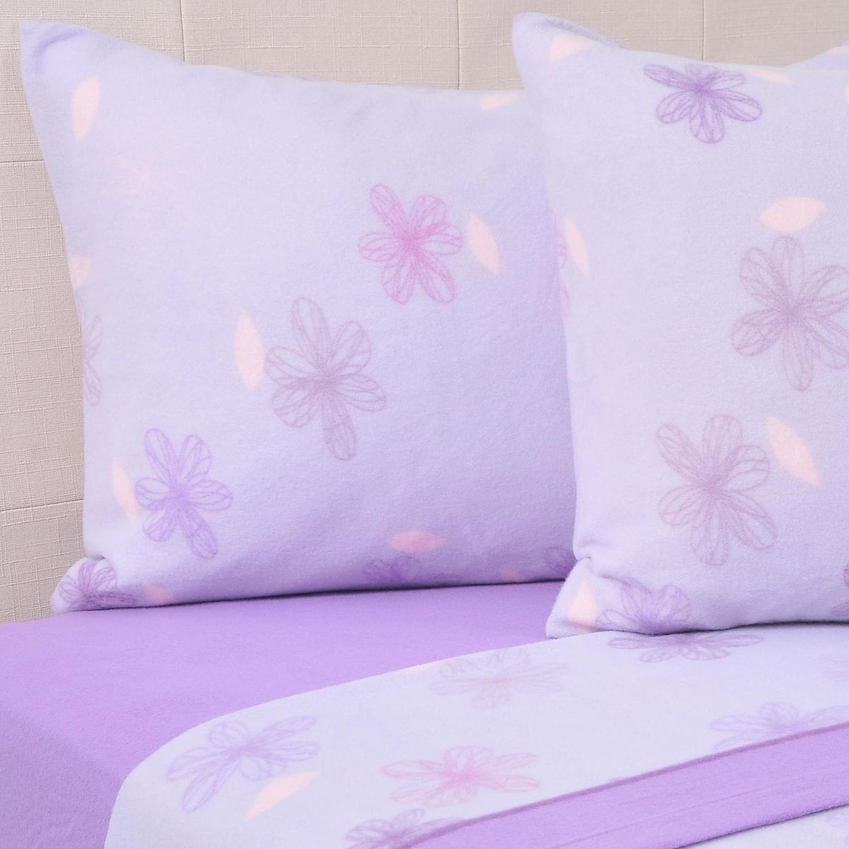 MASHINI - Sábana polar lila queen