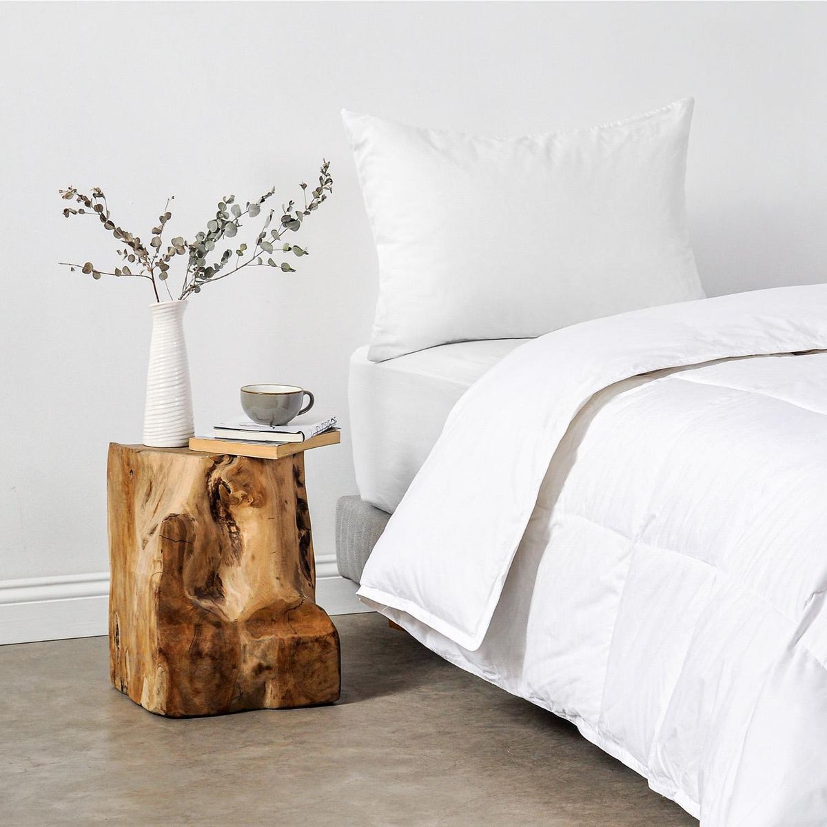 CANNON - Plumon Pluma Ganso 15% Pluma Pecho Blanco