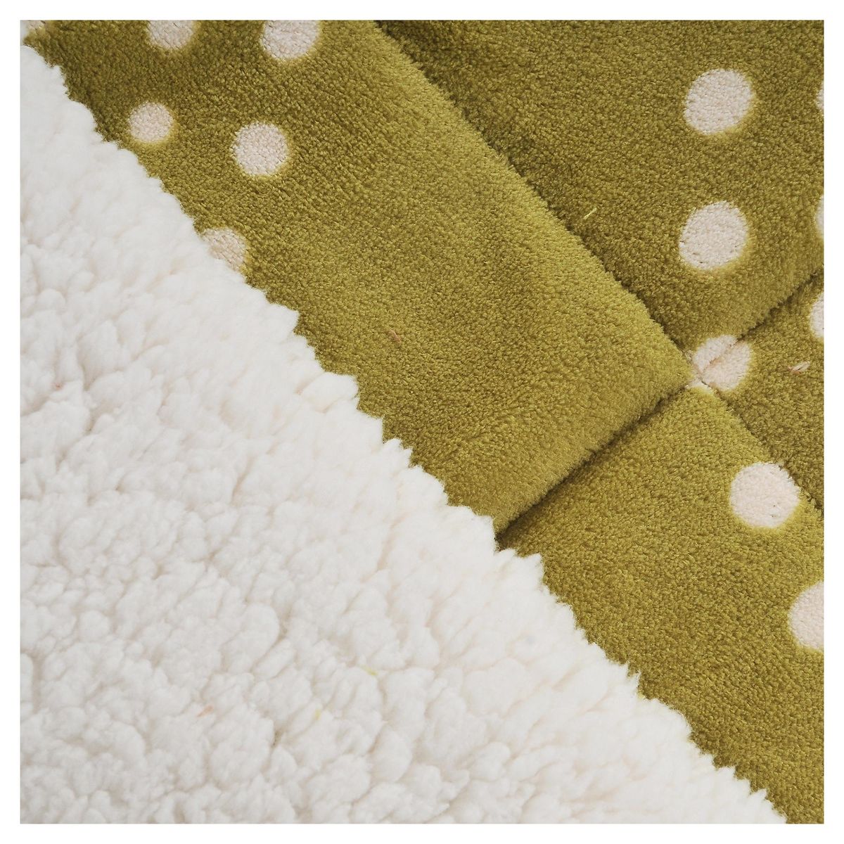 MASHINI - Cubrecama 1.5 plazas Coral Sherpa Pistacho