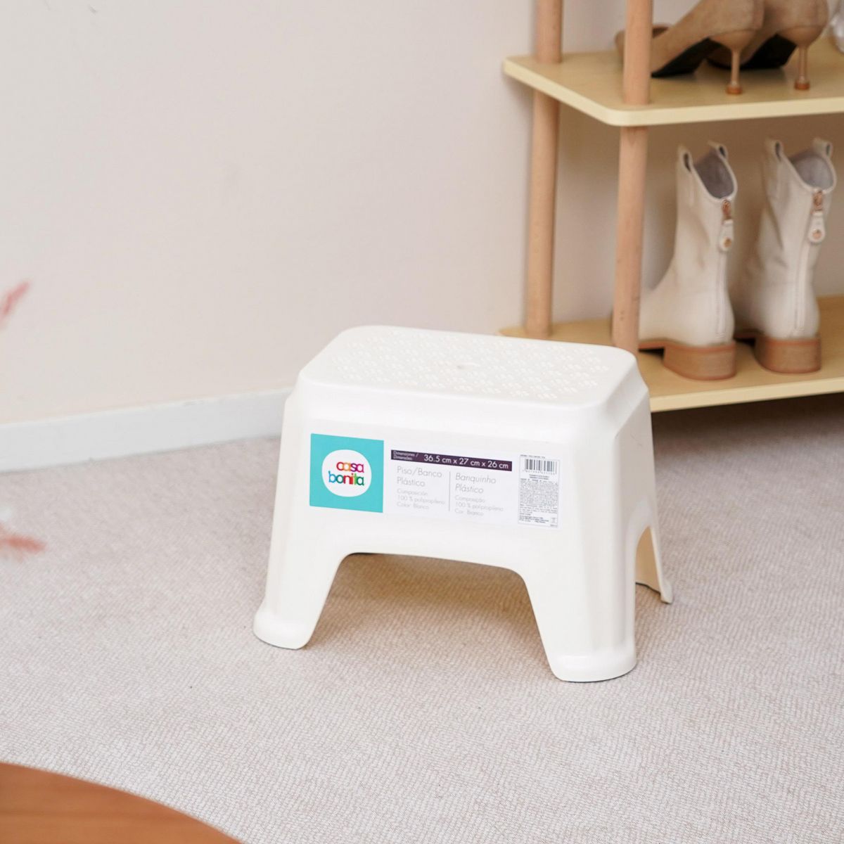 CASA BONITA - Piso D-2070 Blanco 26x27x36.5 cm