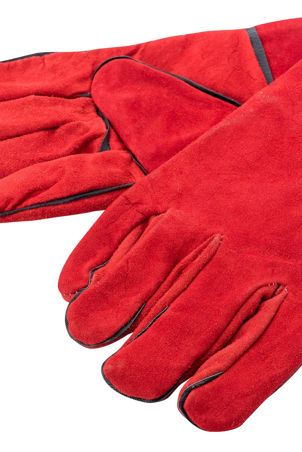 REDLINE - Guante cuero soldador descarne rojo