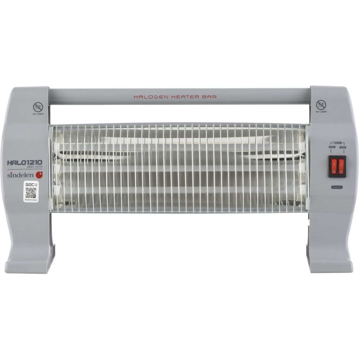 SINDELEN - Calefactor Halógeno Radiación EEH-1210 