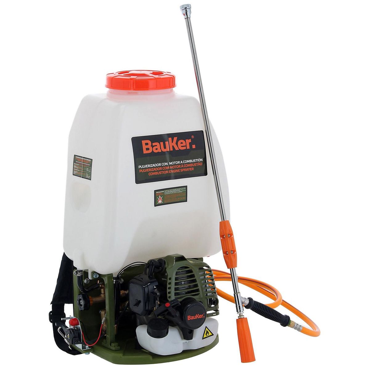 BAUKER - Pulverizador de combustión 25 litros