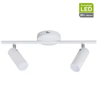 Barra Led Lanark 2 Luces Plástico Blanco