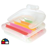 Flotador Inflable Multicolor 89x8x201 cm