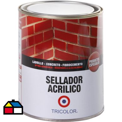 Sellador acrlico ladrillo 1/4 gl