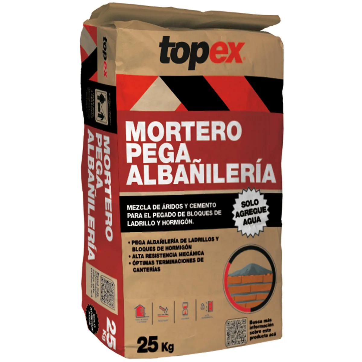 TOPEX - Topex pega 25 kg Gris