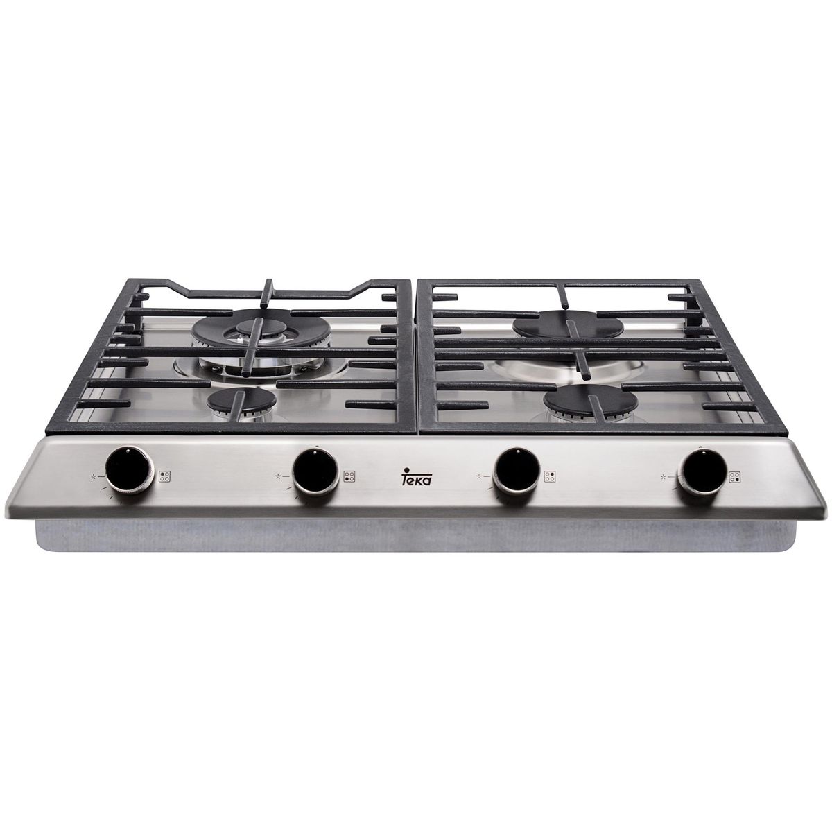TEKA - Encimera Gas Licuado 4 Platos Gris EX-60.1 4G AI DR CI