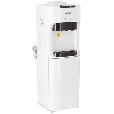 Dispensador de agua pedestal blanco con compresor