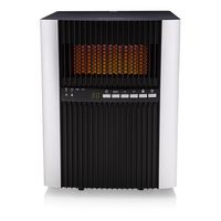 Estufa Infrarroja Eléctrica 1500 W Infrarrojo KPH-96T Negro