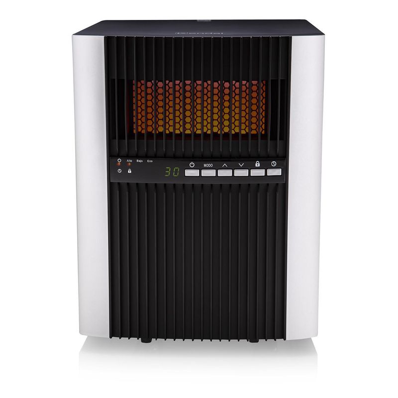 KENDAL - Estufa Infrarroja Eléctrica 1500 W Infrarrojo KPH-96T Negro