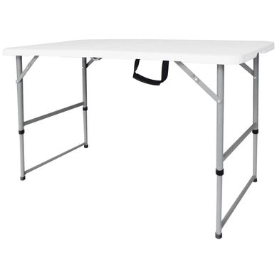 Mesa Plegable Tipo Maleta 120 cm blanco