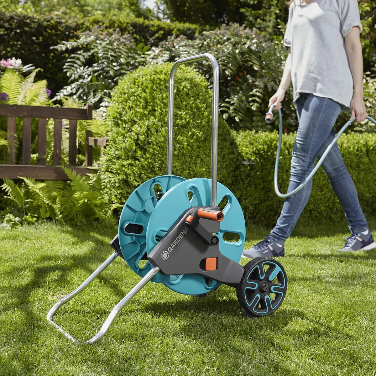 GARDENA - Carro Portamanguera Cleverroll M