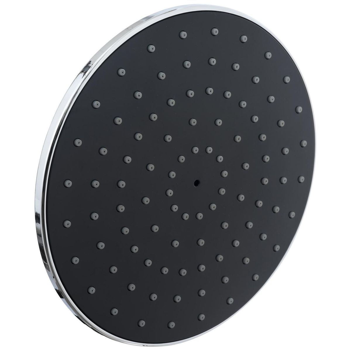 STRETTO - Plato de ducha circular 20 cm negro