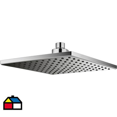 Plato de ducha cuadrado 20 cm cromo