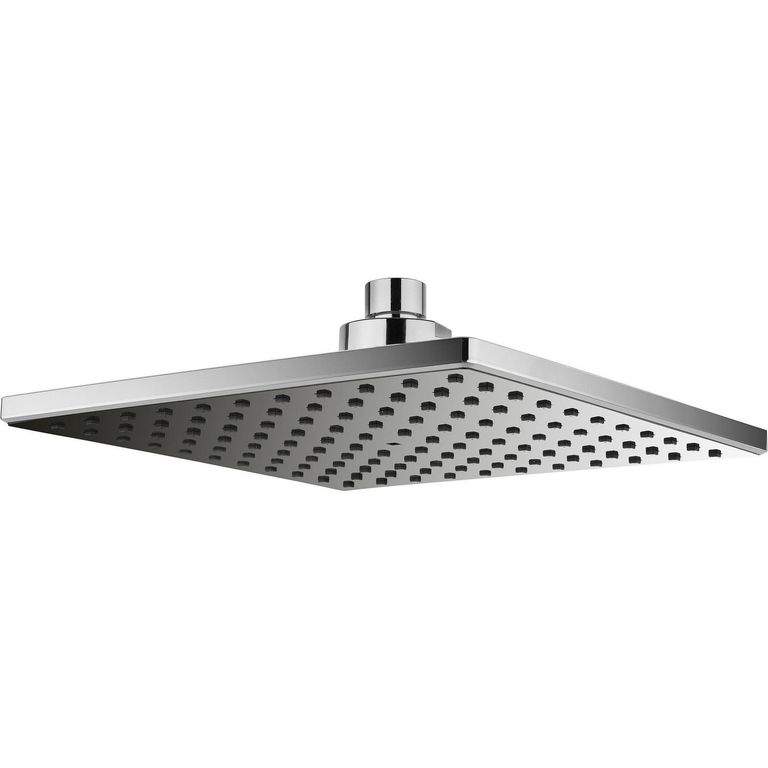 Plato de ducha cuadrado 20 cm cromo