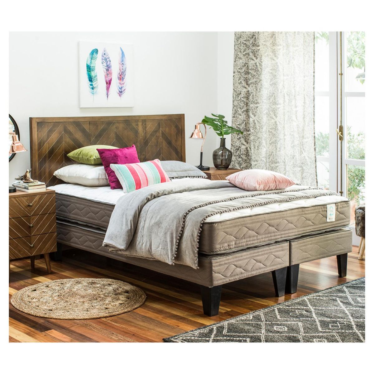 ROSEN - Cama Europea New Style 2 2 plazas long BD