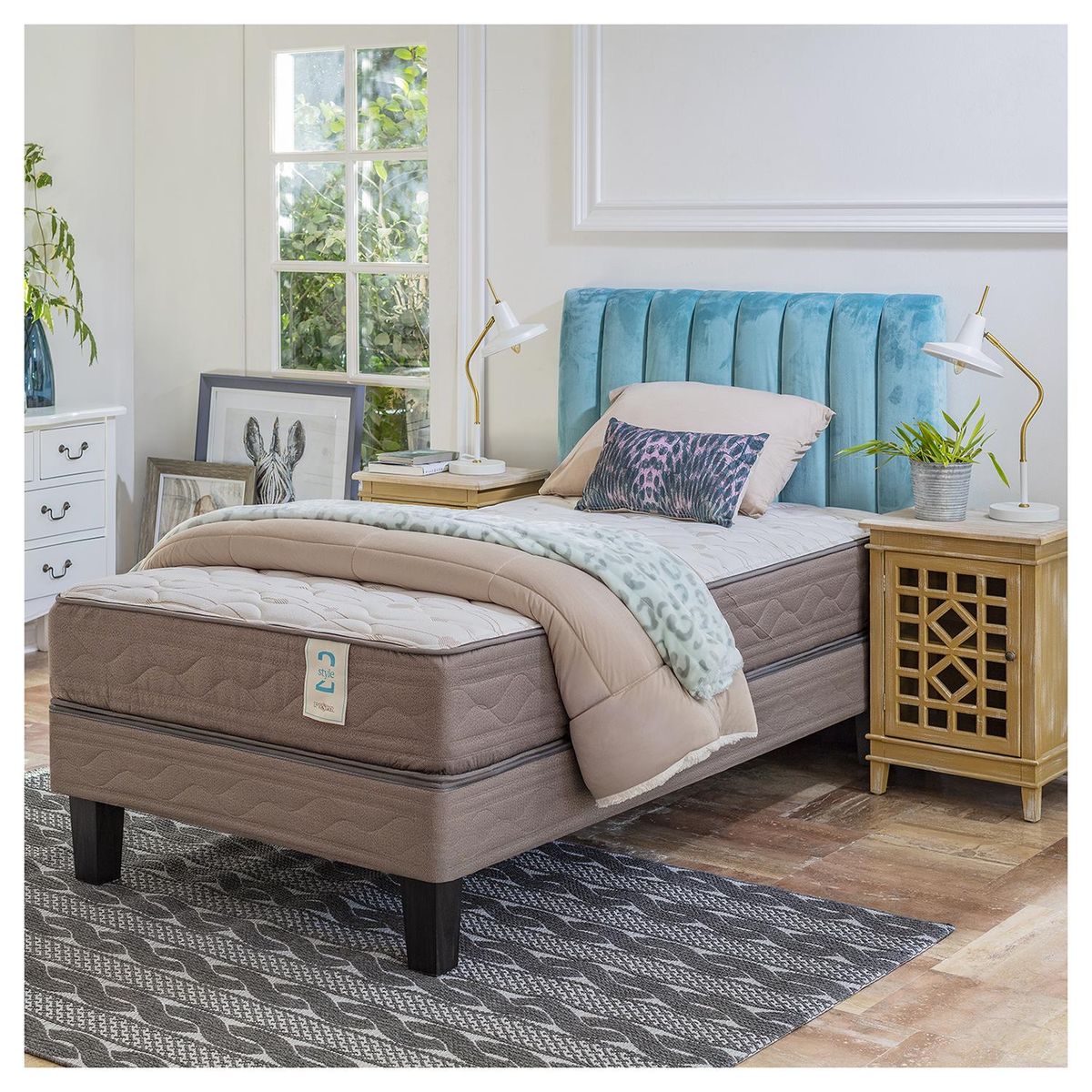 ROSEN - Cama Europea New Style 2 1.5 plazas long