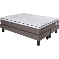ROSEN - Cama Europea King New Style Blanco/visón
