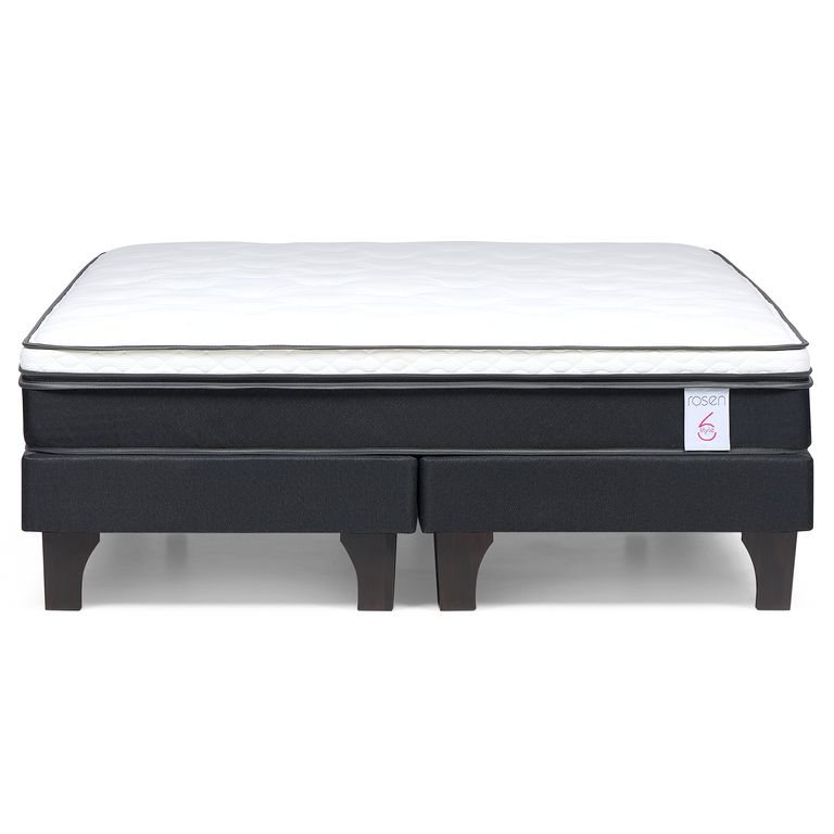 ROSEN Cama Super king Europea New Style Negro