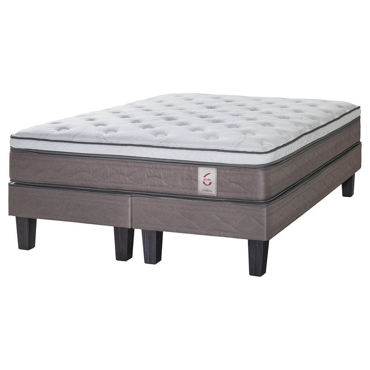 ROSEN - Cama Super king Europea New Style Blanco/visón