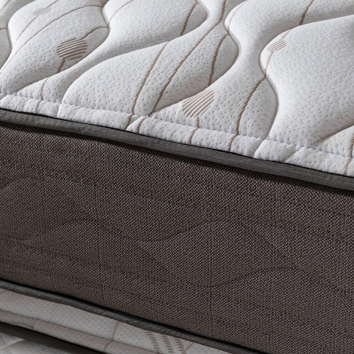 ROSEN - Cama 1.5 plazas Europea New Style Blanco/visón