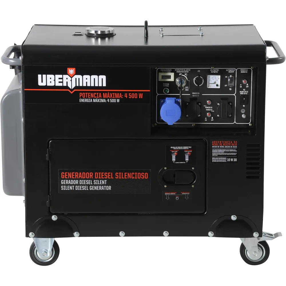 Ubermann Generador Diésel Silencioso 4500 W, foto 4