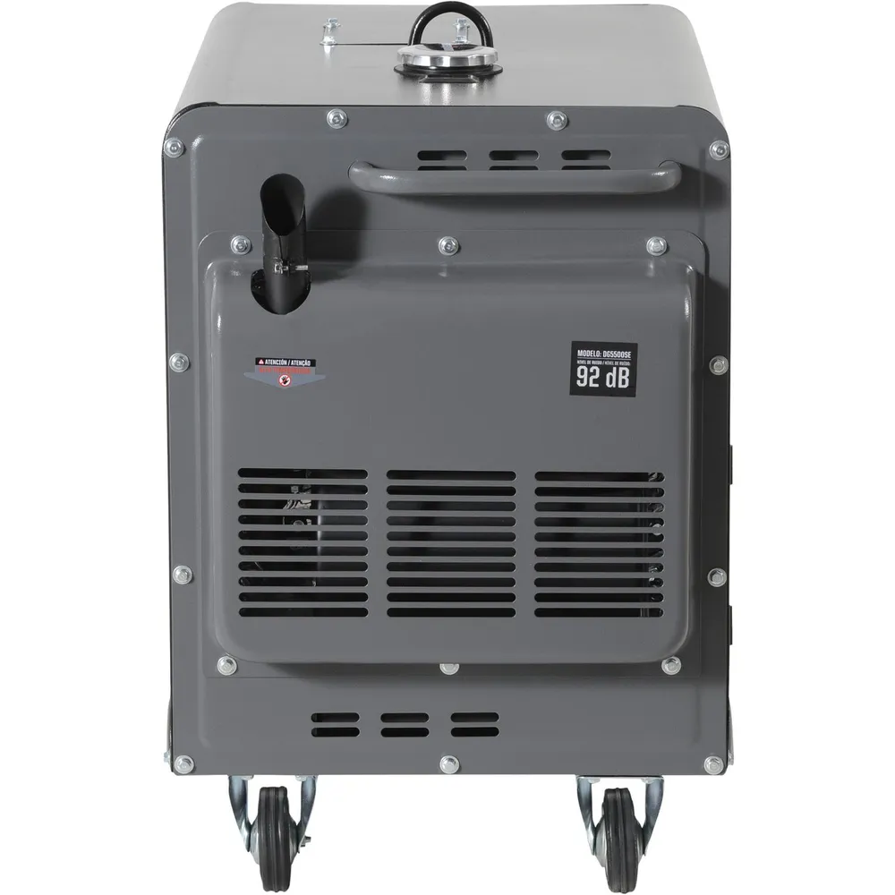 Ubermann Generador Diésel Silencioso 4500 W, foto 5