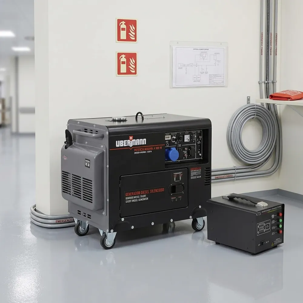 Ubermann Generador Diésel Silencioso 4500 W, foto 2