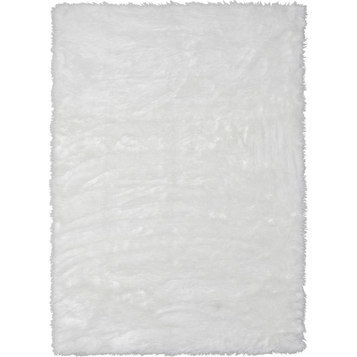 DIB - Alfombra Groenlandia 140x200 cm Algodón Blanco