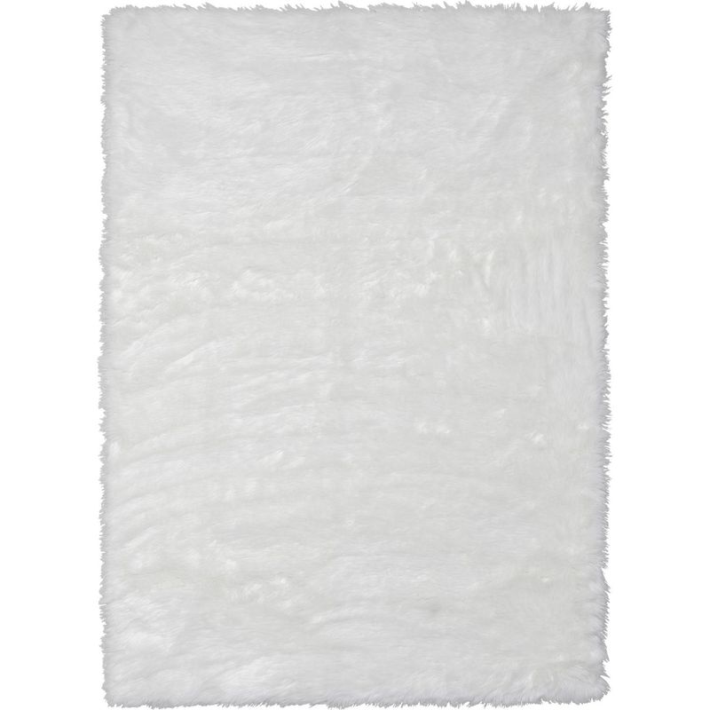 DIB - Alfombra Groenlandia 140x200 cm Algodón Blanco