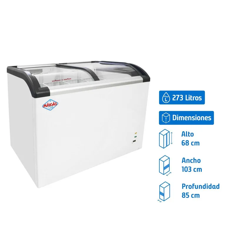 MAIGAS Congelador Industrial Horizontal 273 Litros Blanco SD320Q