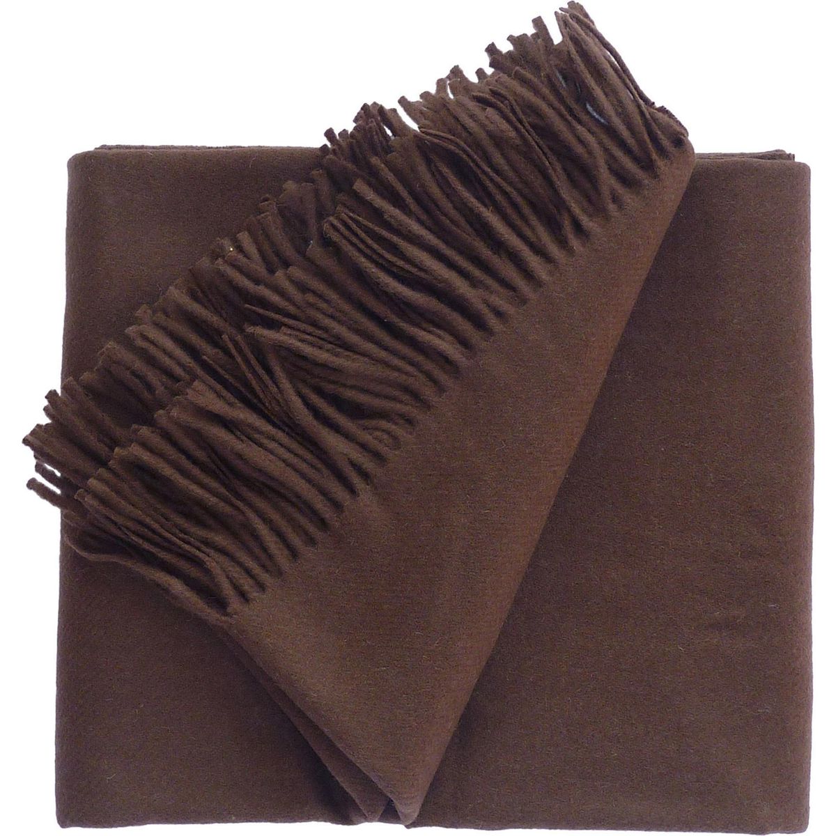 ZAHR - Manta Chalon Lana Merino Especial Café