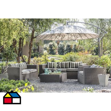Juego de Living de Terraza San Lucas Rayas 5 Personas