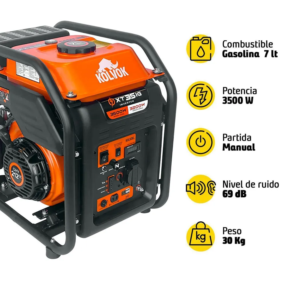 Kolvok XT35IG Gasolina, foto 10