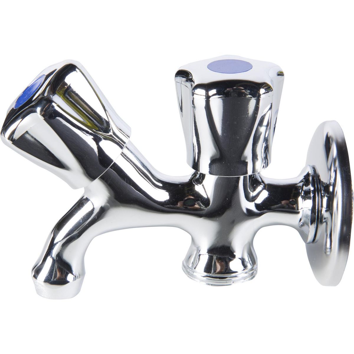 NIBSA - Llave doble lavadora 1/2" latón