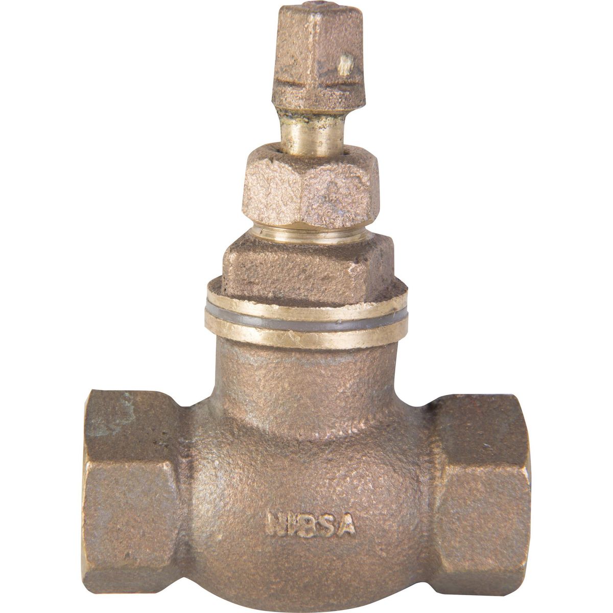 NIBSA - Llave de paso 1/2" HI bronce