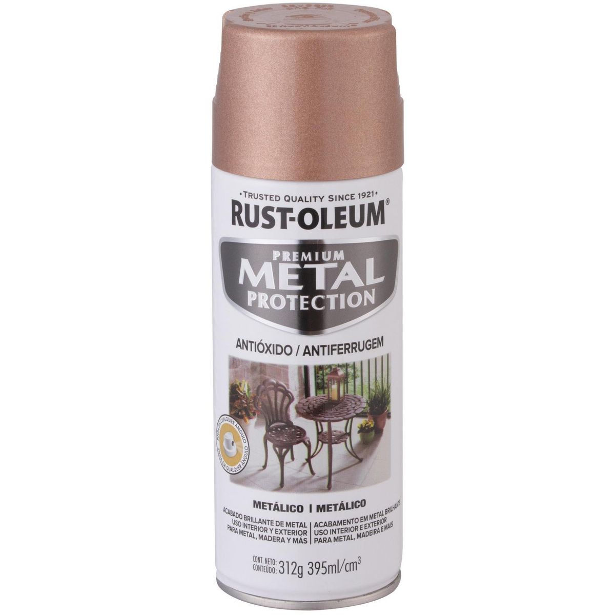 RUST OLEUM - Pintura Spray 0.43 l Brillante Oro