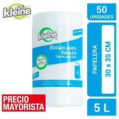 KLEINE WOLKE - Bolsas de Basura 30x35 cm 5 Litros 50 unidades