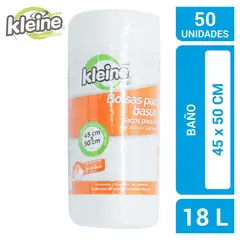 KLEINE WOLKE - Bolsas de Basura 45x50 cm 18 Litros 50 unidad(es)