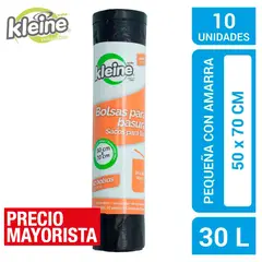 KLEINE WOLKE - Bolsas de Basura 50x70 cm 30 Litros 10 unidades