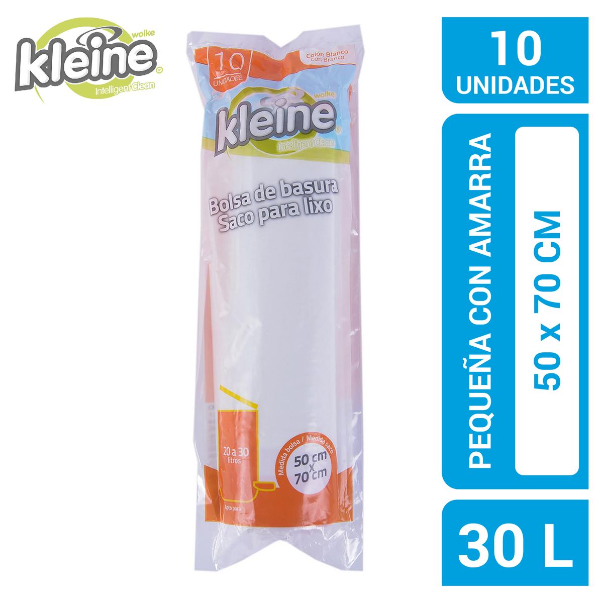KLEINE WOLKE - Bolsas de Basura 50x70 cm 30 Litros 10 unidad(es)