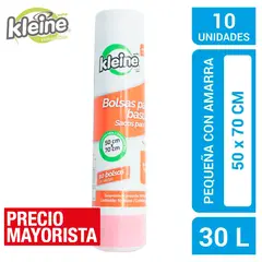 KLEINE WOLKE - Bolsas de Basura 50x70 cm 30 Litros 10 unidades